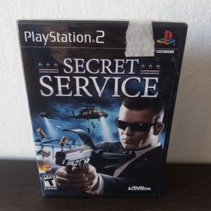 2008 Secret Service Playstation 2 New Sealed